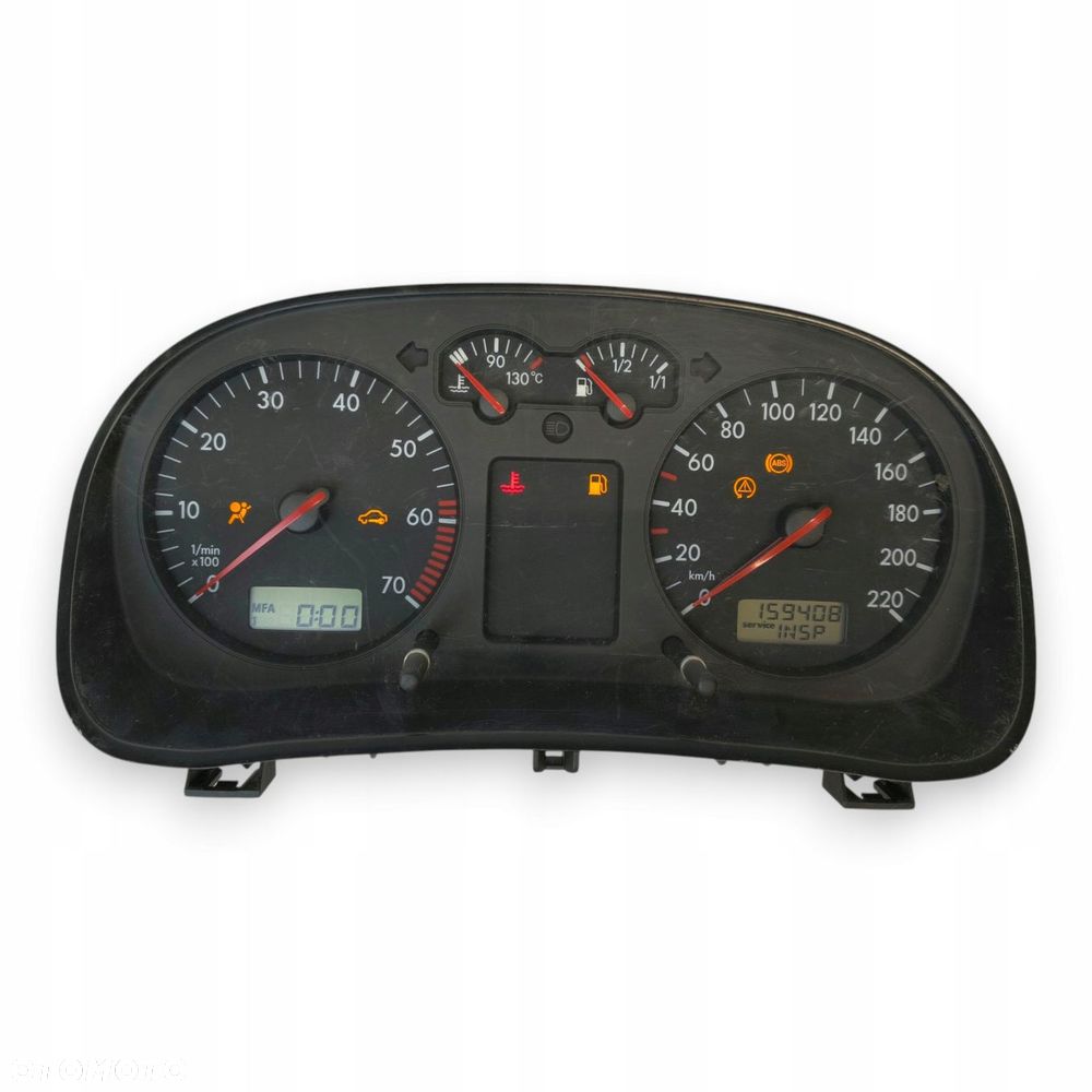 LICZNIK ZEGARY 1J0919881D VW Golf IV Bora 1.9 TDI Diesel 159 408km europa - 1