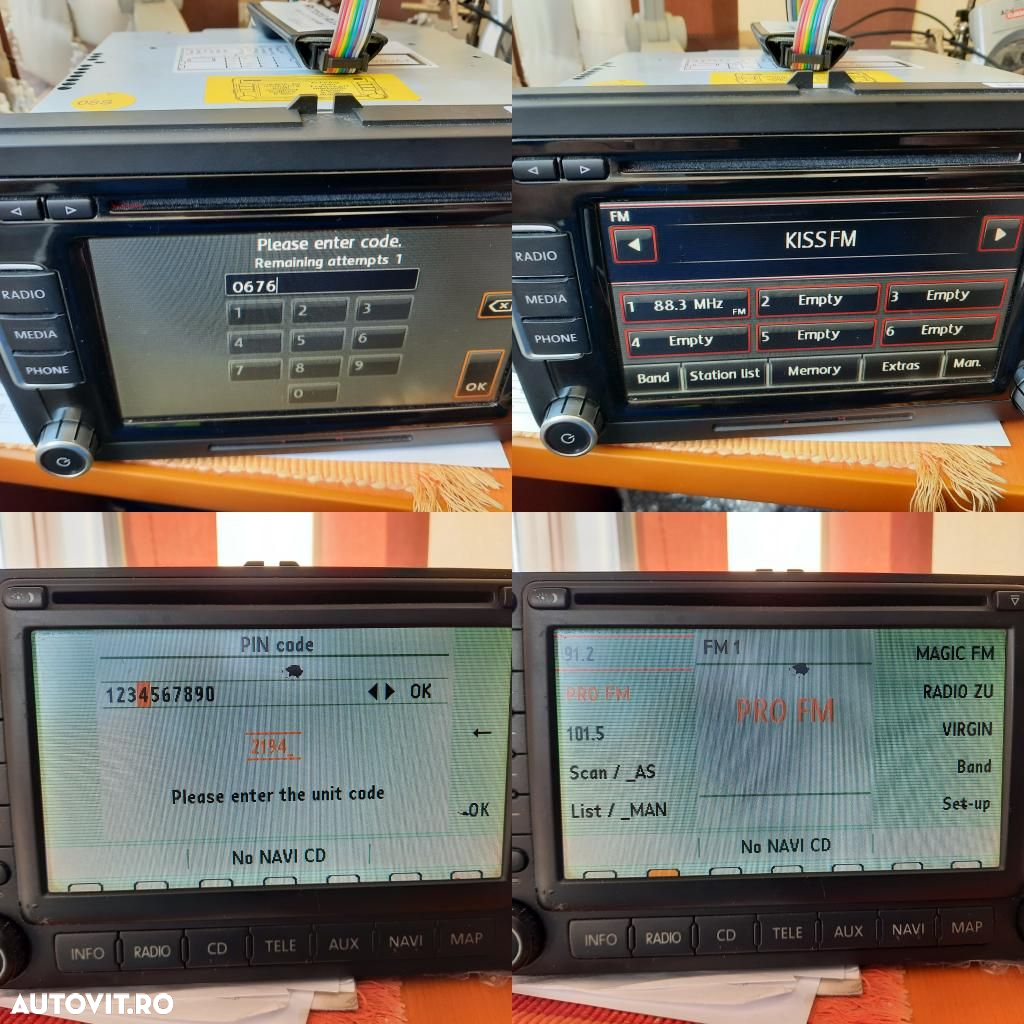 Decodare navi , Radio pin safe unit locked - 4