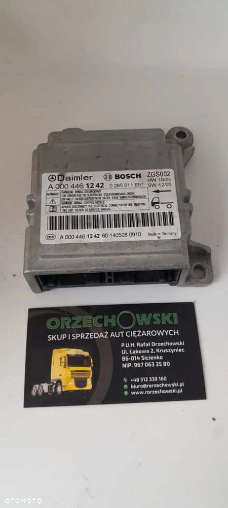 Mercedes Actros MP4 sensor czujnik  airbag srs 0004461242 - 1