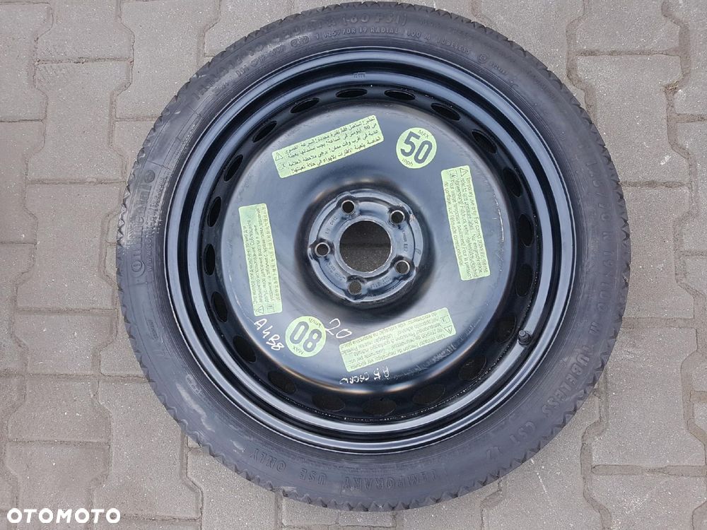 AUDI A4 B8 08-16r A5 8T KOŁO DOJAZDOWE 19 5X112 8K0601027D - 1