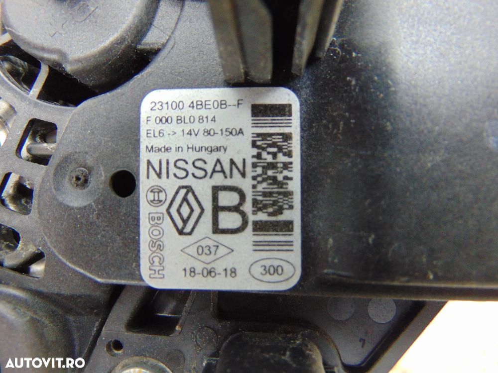 Alternator Renault 1.3tce Megane 4 scenic 4 1.2 cod 231004be0b qashqai x trail 1.6 koleos - 5