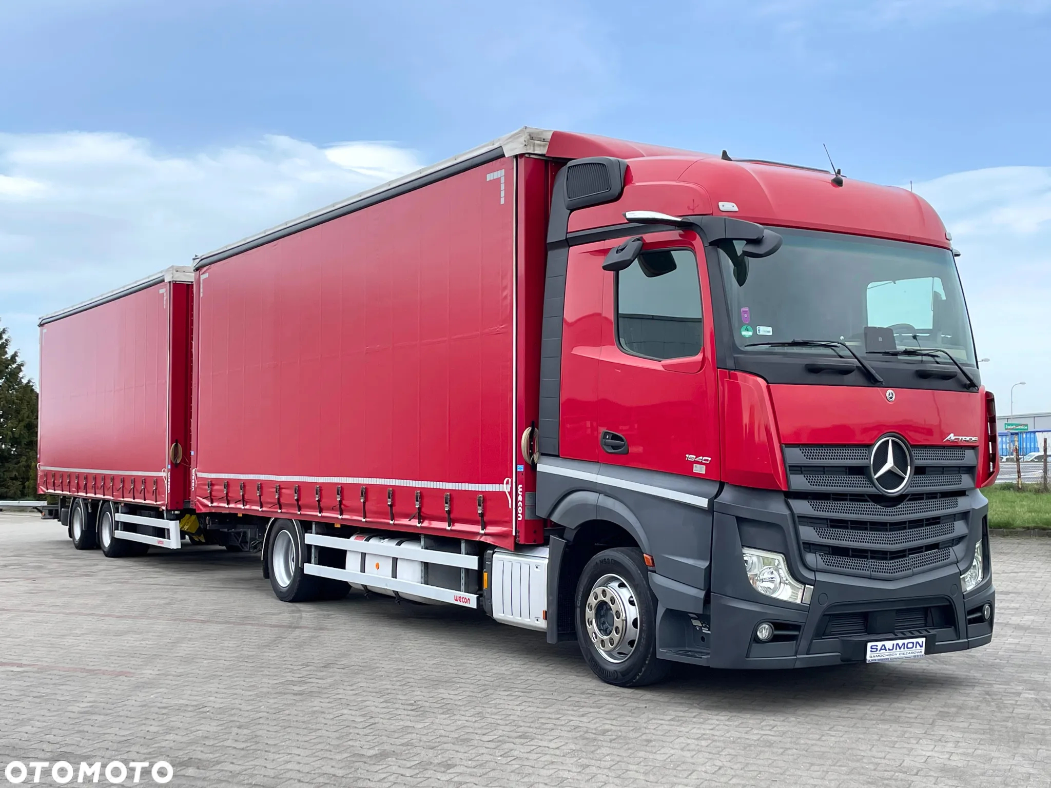 Mercedes-Benz ACTROS 1840 / ZESTAW TANDEM 120 M3 / MIRROR CAM / 7,75 M + 7,75 M / SALON PL - 3