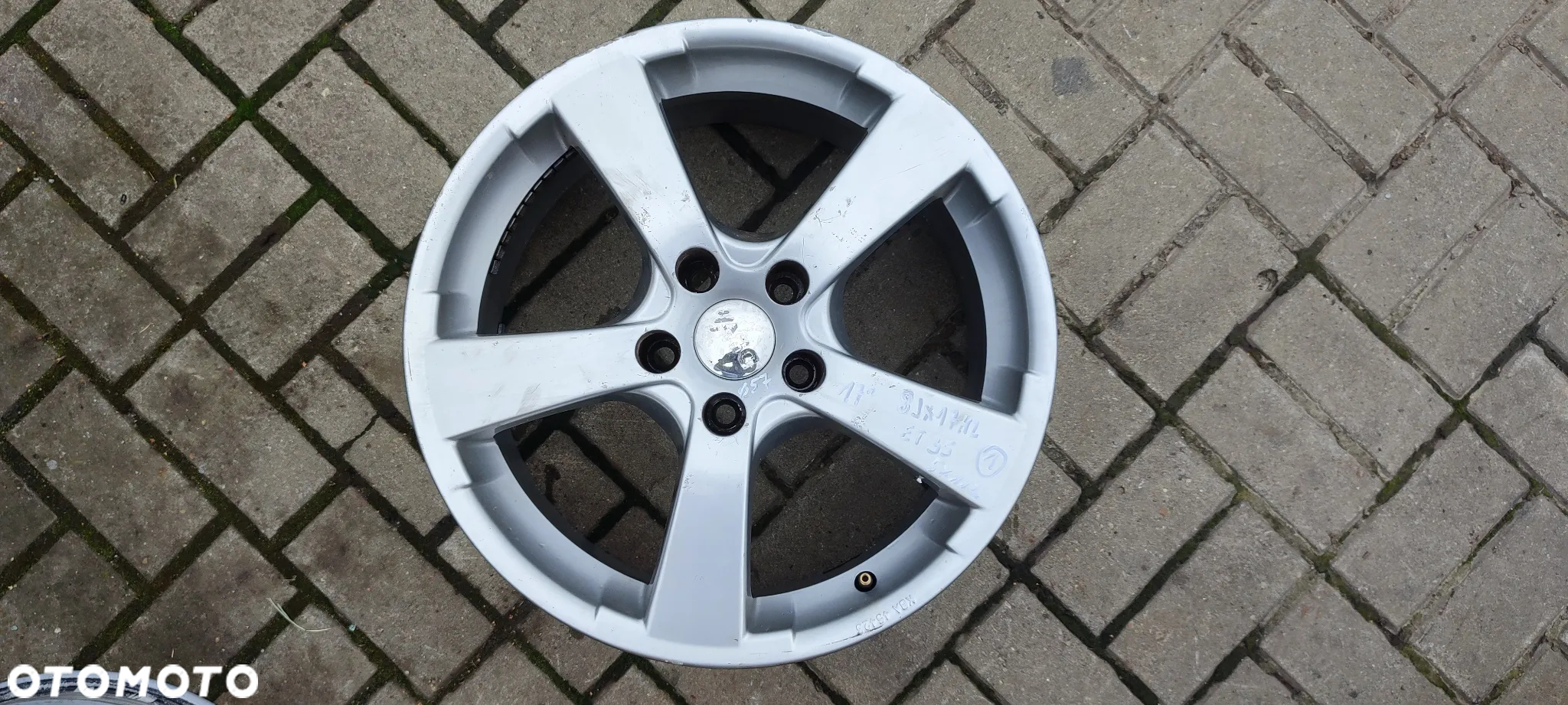 FELGI ALUMINIOWE DBY 5x112 9Jx17 CALI ET 35 AUDI VW SEAT SKODA 4 SZTUKI KOMPLET - 2
