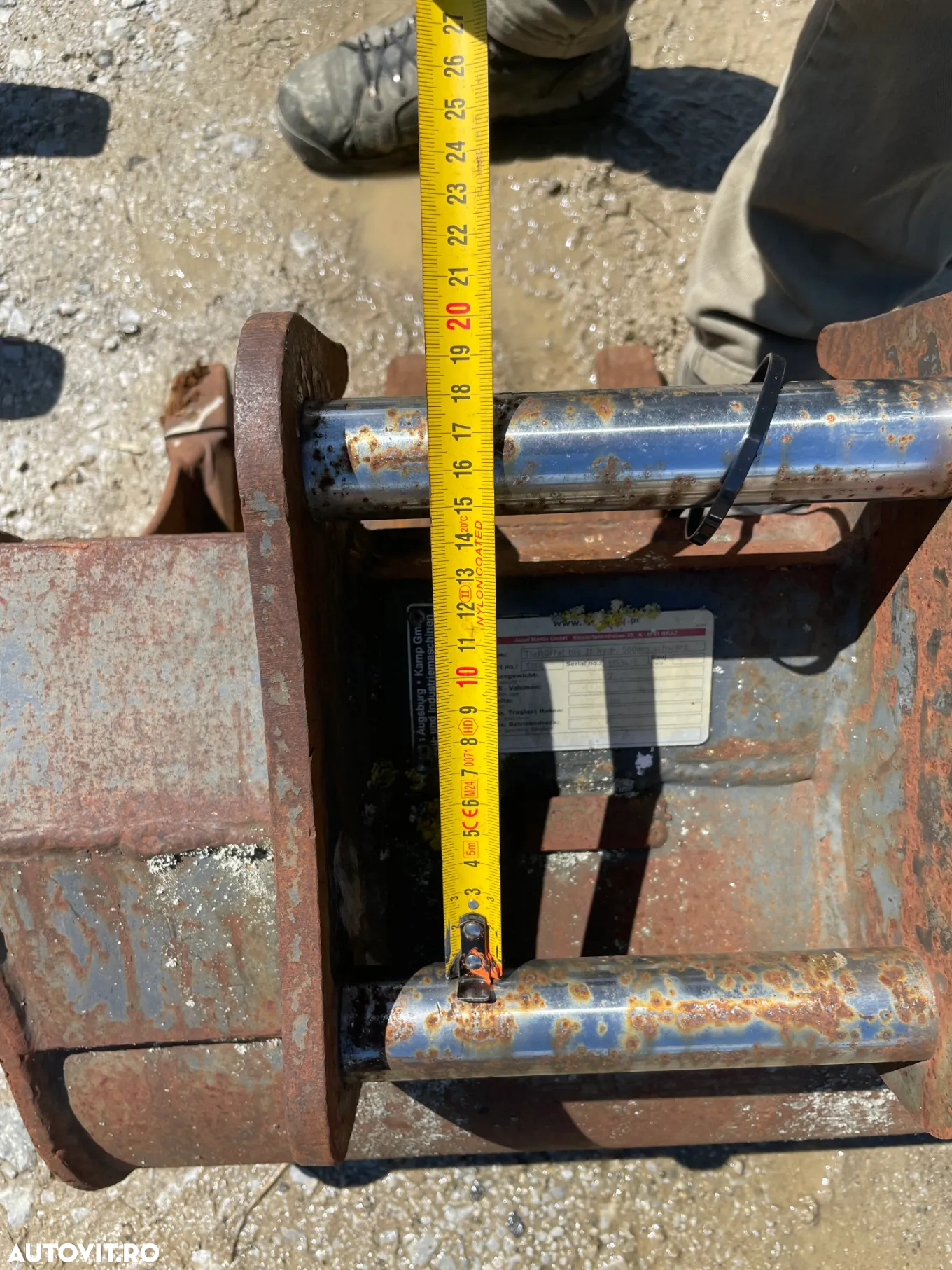 Cupa miniexcavator Morin MM01 latime de 500 mm - 4