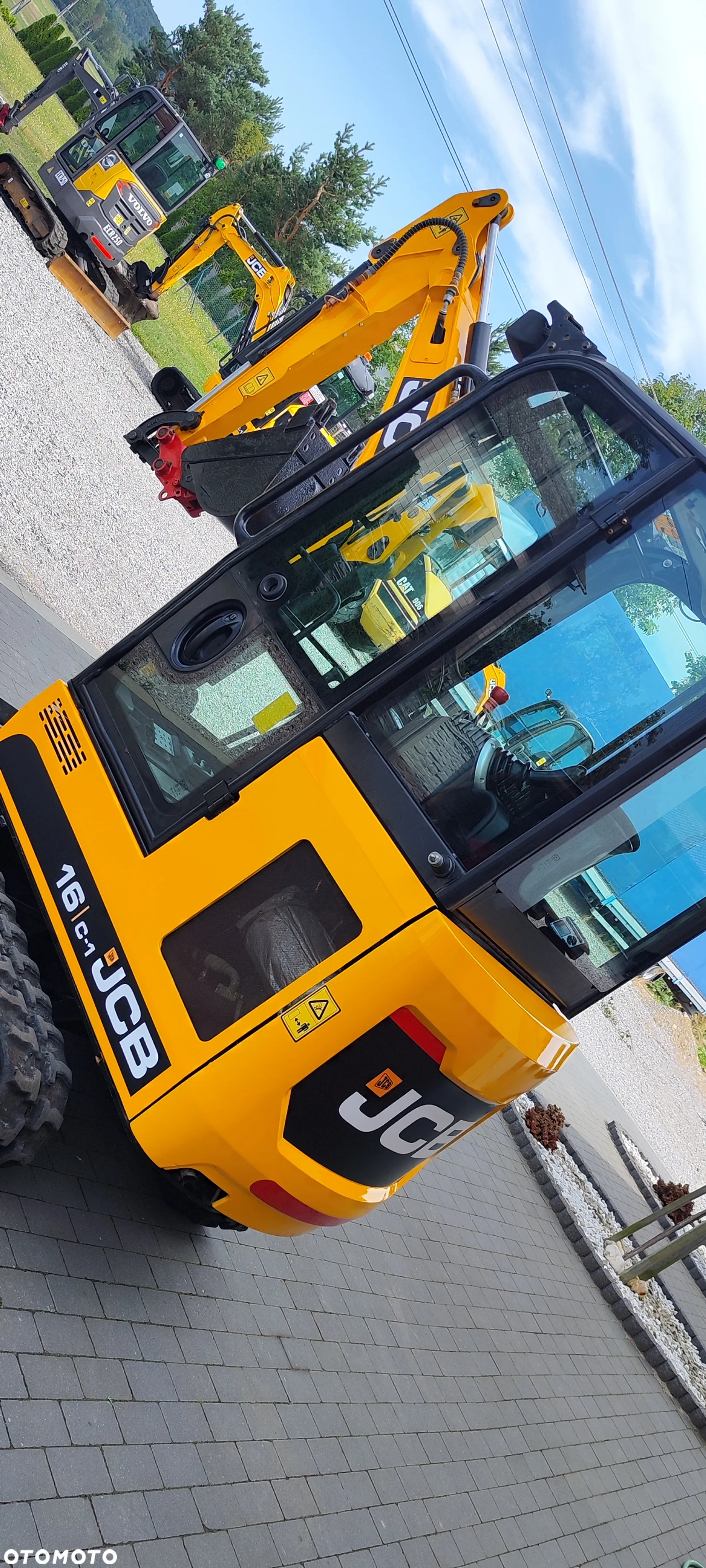 JCB JCB 16 C 8018 jak nowa 943 h mini koparka sprowadzona 1 wł okazja piękna 3 łyżki film - 15