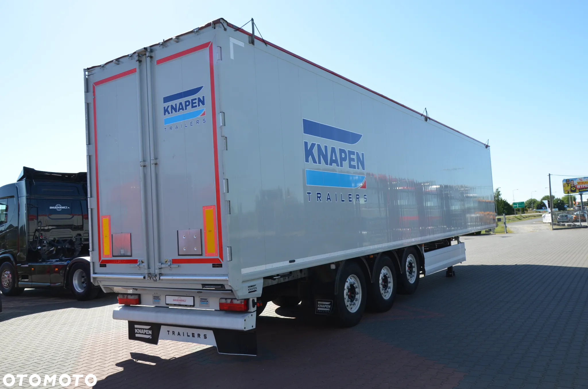 Knapen K100 / RUCHOMA PODŁOGA / WALKING FLOOR / OŚ PODNOSZONA / PILOT / WABCO / 0821 - 4