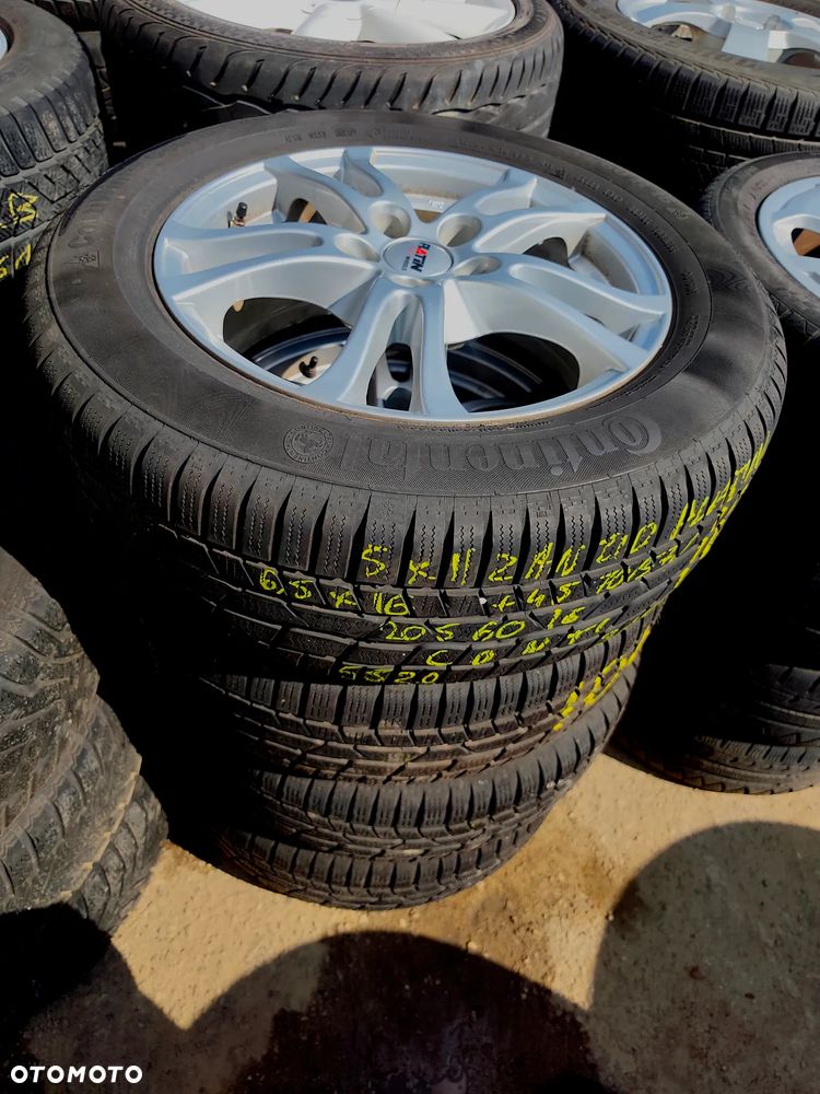 5x112 Felgi Aluminiowe Alufelgi 16 Koła Zimowe Zima VW PASSAT B5 B6 B7 TOURAN CADDY SHARAN JETTA AUDI A4 B5 B6 B7 B8 A6 C5 C6 A3 8V Q2 SKODA SUPERB YETI OCTAVIA II 2 III 3 SEAT EXEO ALHAMBRA ALTEA LEON TOLEDO 5,5mm 20r. Legnica ALU-RAD 205/60 Mercedes - 2