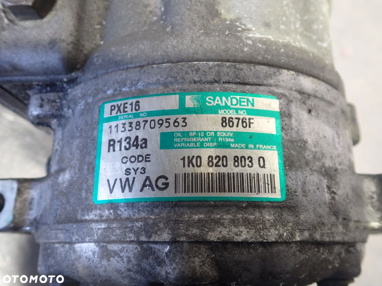 SPRĘŻARKA KLIMATYZACJI AUDI A3 8P  1K0820803Q - 8