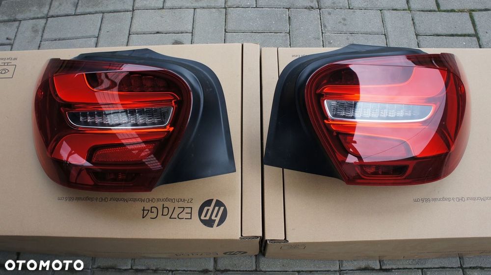 TYLNA LEWA PRAWA LAMPA MERCEDES A KLASA W176 LIFT LED - 1