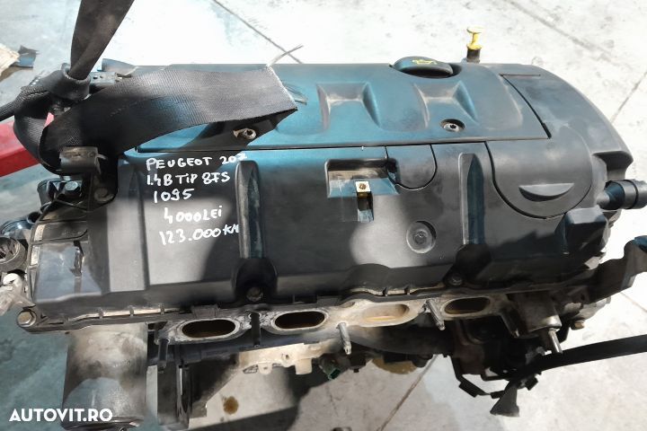 Motor fara anexe 123000KM 1.4B TIP 8FS Peugeot 207 1 [2006 - 2009] wa - 5