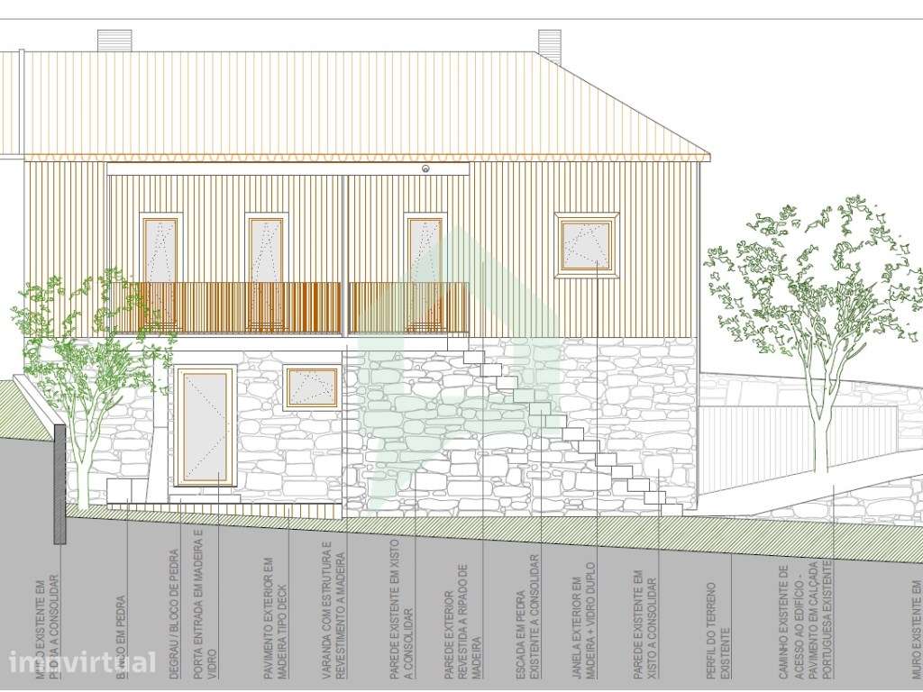 Casa de campo com projeto aprovado em Cidadelhe, Mesão Frio - Grande imagem: 3/30