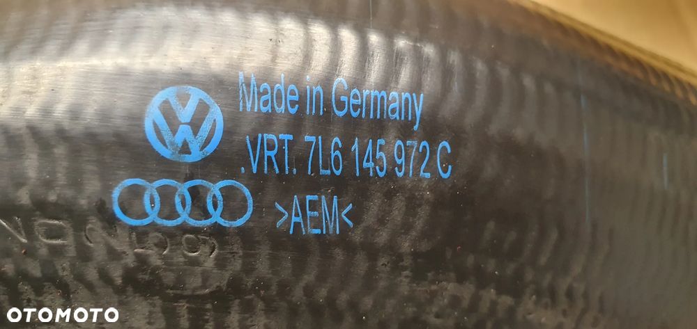 Przewód wąż rura intercoolera VW Touareg 3.0 TDI 7L6145972C - 6