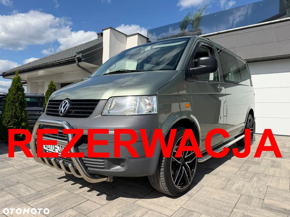 Volkswagen TRANSPORTER T5 1.9TDI Klima Elektryka Duża Navi Rury Brygadówka Dubel Kabina Klapa Hak - 1