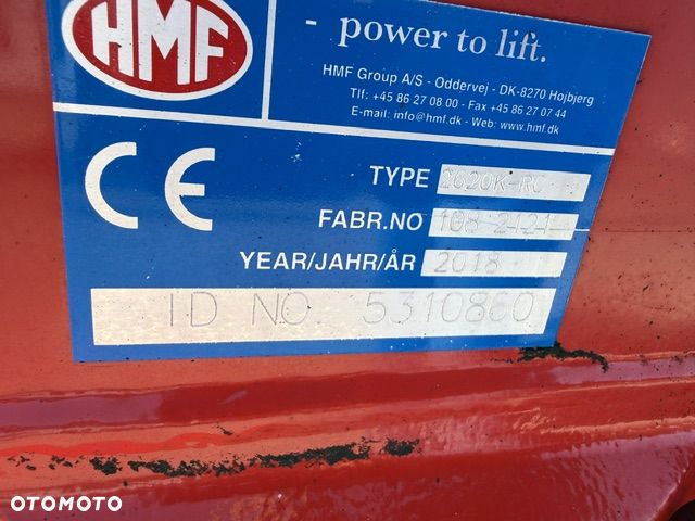 Palfinger HDS HMF 2620K5 5 wysuwow hydraulicznych sterowanie radiowe - 8