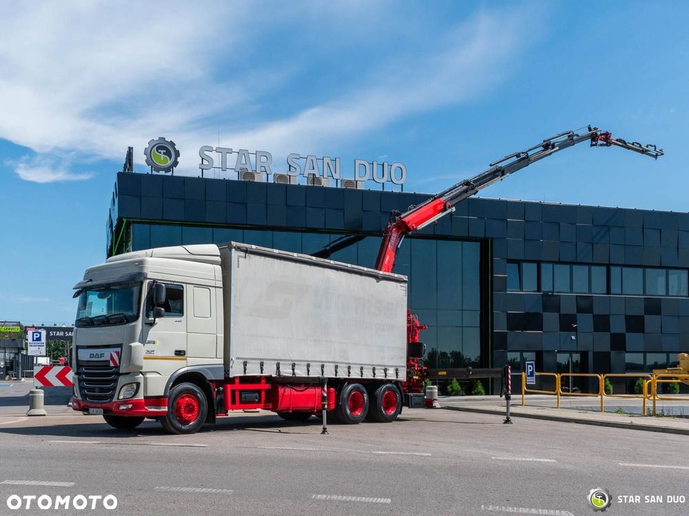 DAF XF 440 6x2 Fassi F365 FLY JIB HDS Żuraw Crane Kran Chwytak do Palet - 2