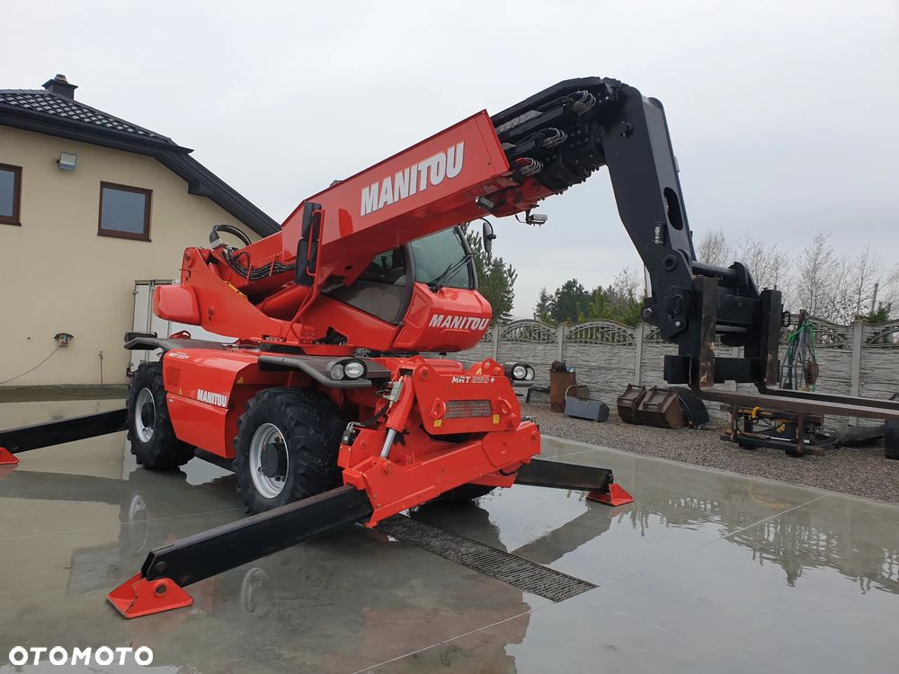 Manitou MRT 2150+Privilege KOSZ/PILOT/WIDŁY SPROWADZONA SUPER STAN - 4