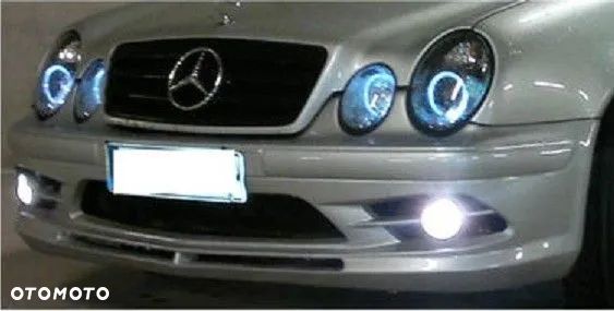 MERCEDES CLK W208 AMG ZESTAW OSPOILEROWANIA ZDERZAKI - 2
