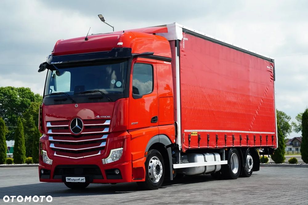 Mercedes-Benz Actros 2545 / Firanka - 7,4 M / Solówka / Mega / Plandek Zbrojona /