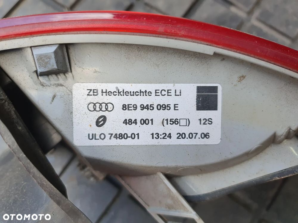 AUDI A4 B7 KOMBI LAMPA LEWA TYŁ W BŁOTNIK 8E9945095E  EUROPA - 3