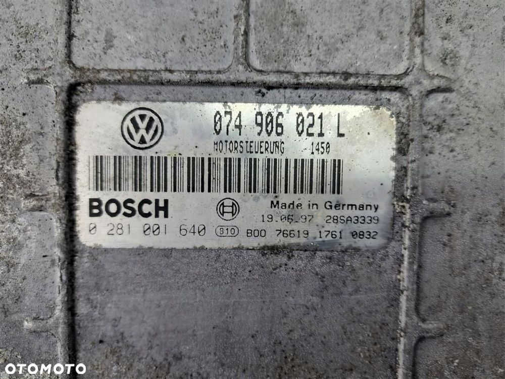 Komputer sterownik silnika VW TRANSPORTER T4 2.5TDI 102KM 1992-2003 BOSCH - 2