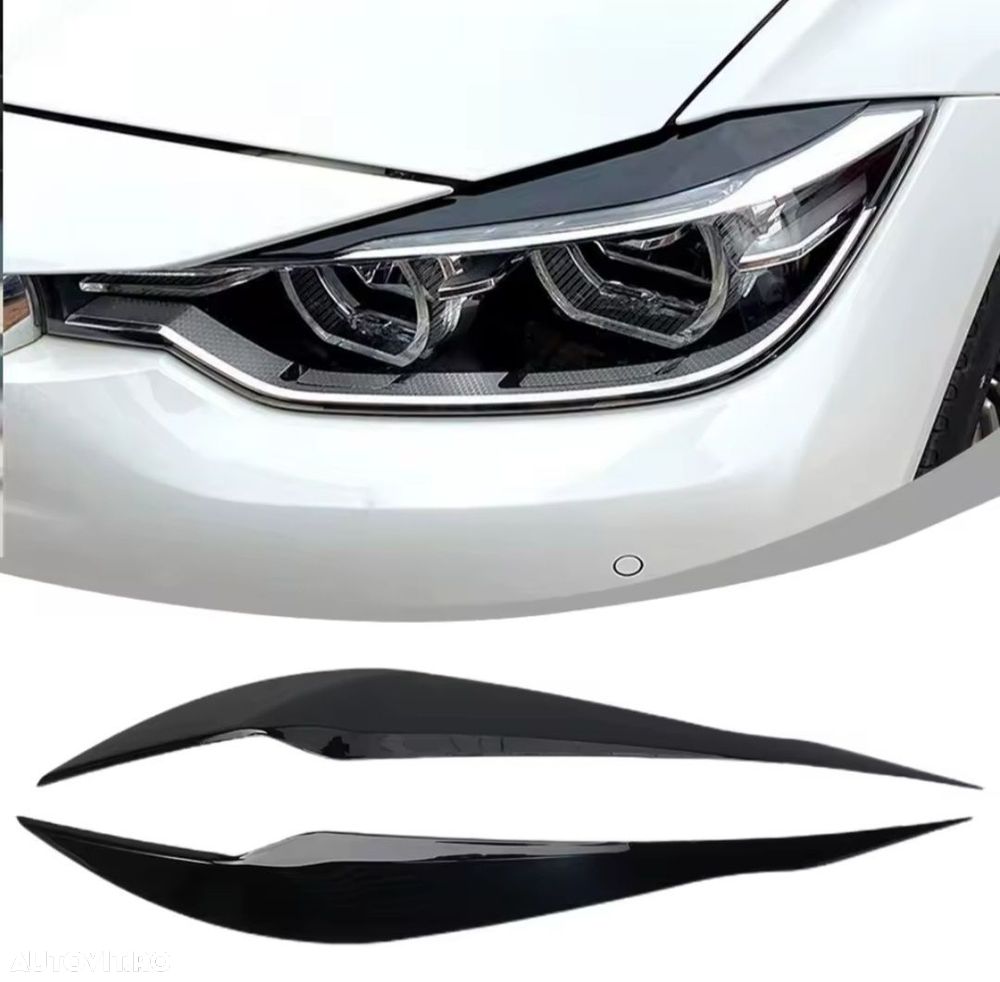 Set-Pleoape-Far-Bmw-Seria-3-F30-318-320-330-d-Negru-Lucios - 3