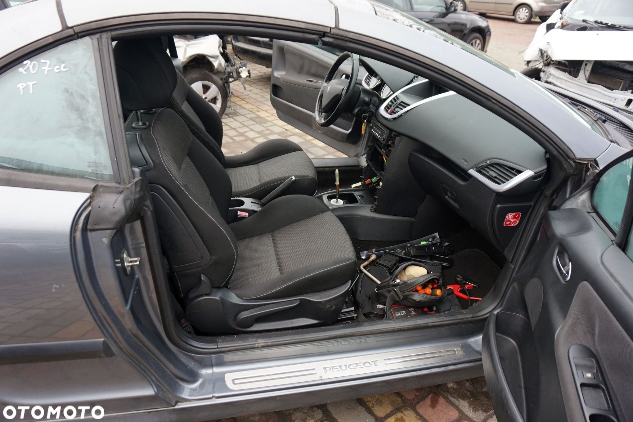 PEUGEOT 207 CC CABRIO 2008 KTHC 1.6 VTI EP6 120KM 20CQ46 SZARY na części - 12