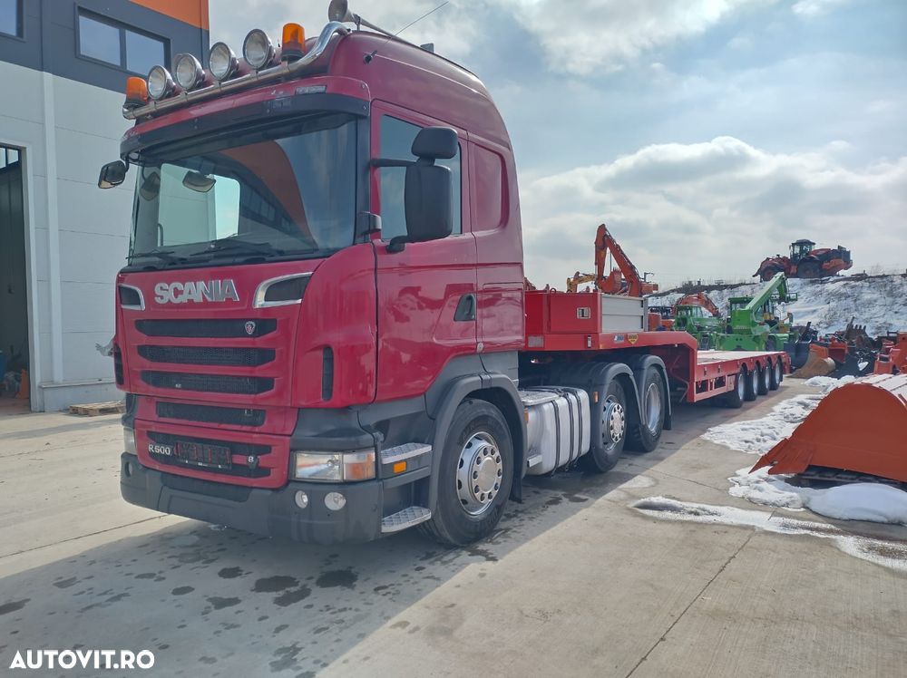 Broshuis 4AUO-4 axe, EXTENSIBILA, 2 axe viratoare, axe GIGANT, Masa propie 10,8t, Carte identitate RAR, inaltime podea 0,89m, lungime podea 9m, latime 2,55m, extensibila lateral la 3m-PROMOTIE 29.000 EUR+Tva - 16