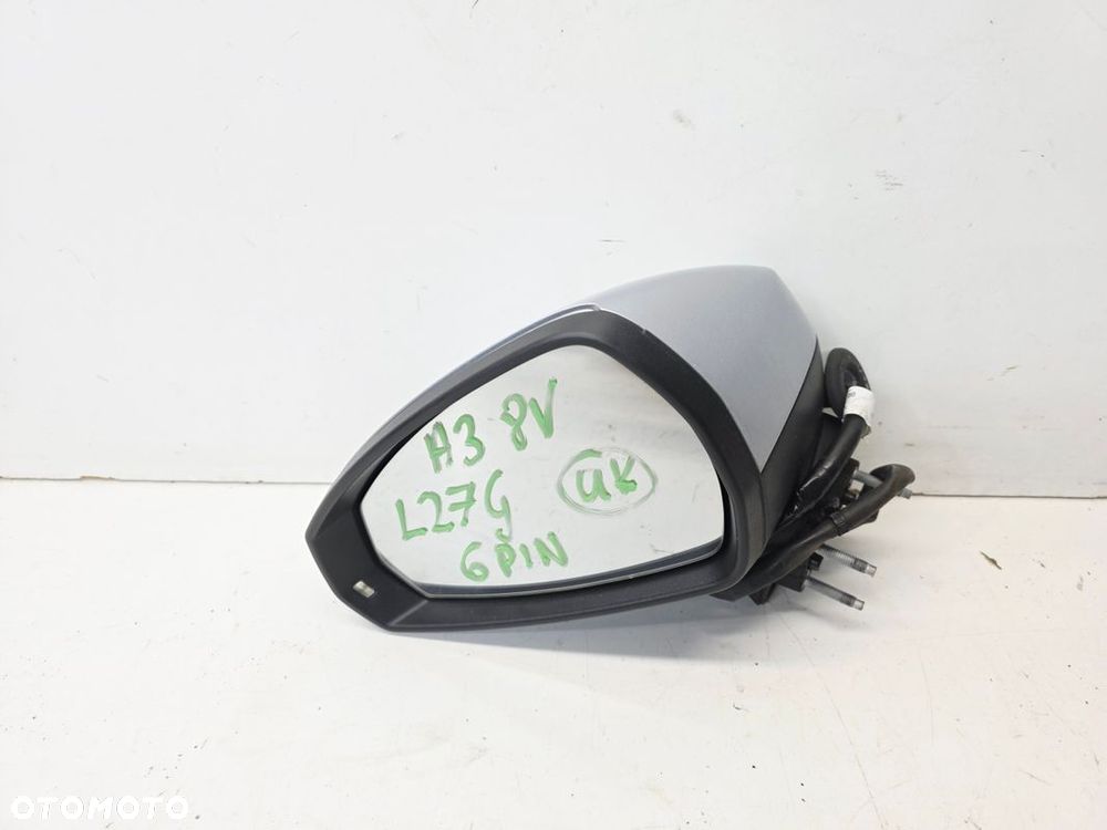 LUSTERKO ZEWNĘTRZNE LEWE AUDI A3 8V 8V3 8V4 LZ7G 6 PIN UK