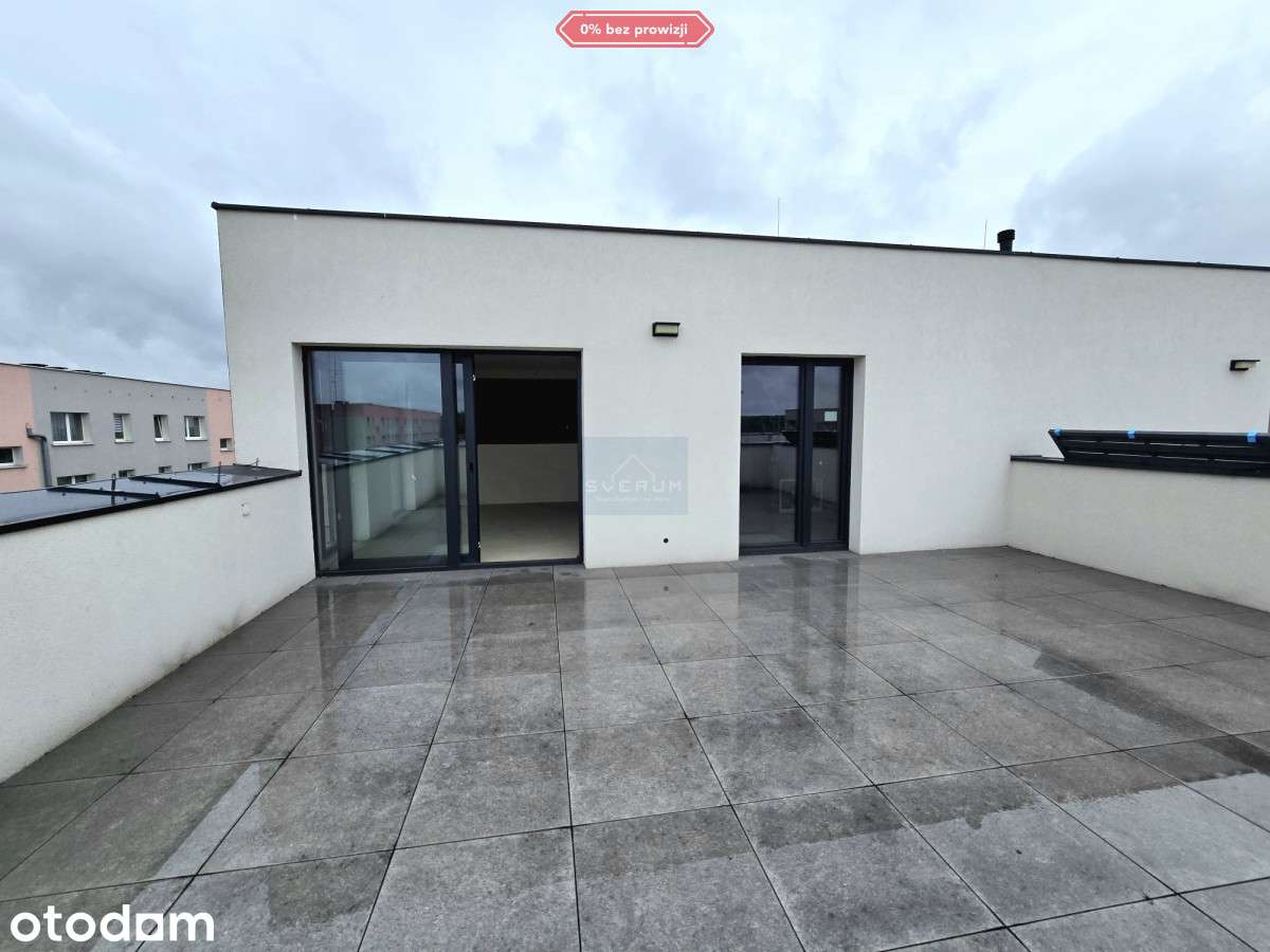 Dwupoziomowy apartament z tarasem na dachu