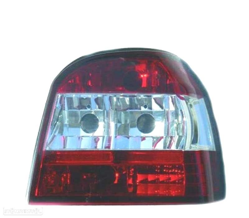 FAROLINS TRASEIROS GOLF 3 91-97 VERMELHO - 1