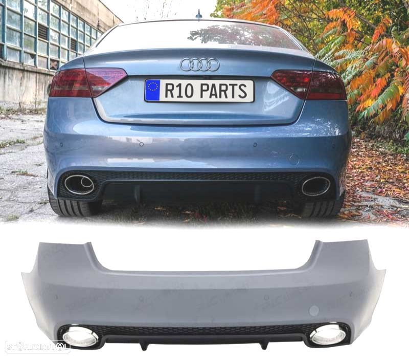 PARA-CHOQUES TRASEIRO AUDI A5 8T SPORTBACK LOOK RS5 07-15 - 1