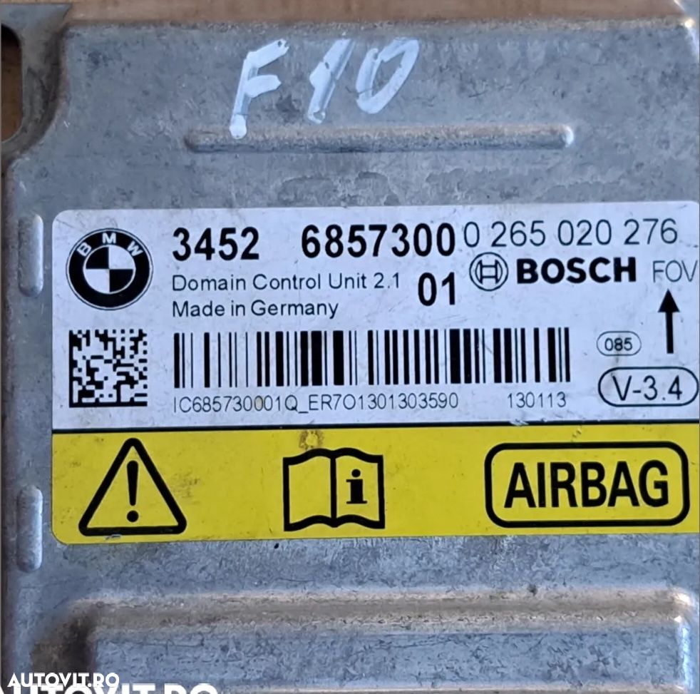 Calculator modul airbag bmw F10 F11 F01 F02 F03 F04 h - 3