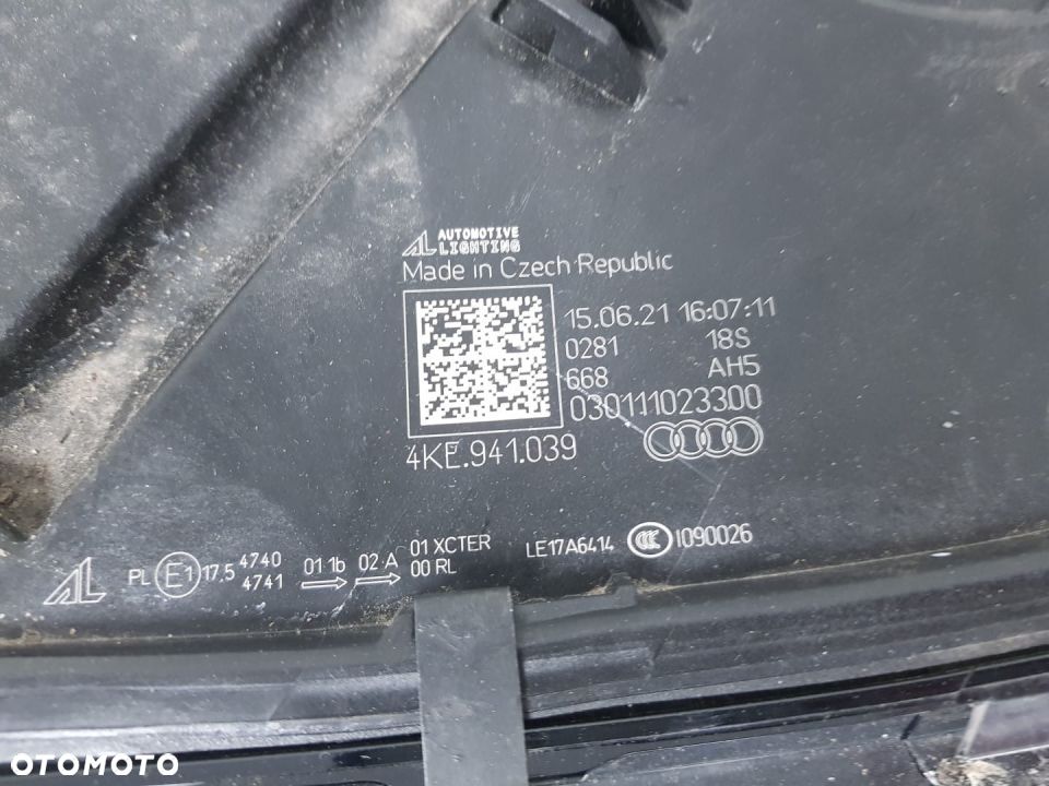 AUDI E-TRON ETRON E TRON LAMPA LEWA PRZEDNIA PRZÓD REFLEKTOR FULL LED 4KE941039 - 5