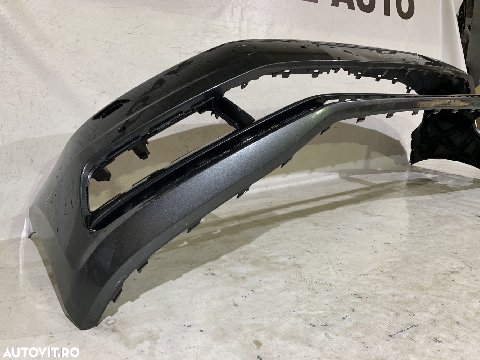 Bara fata VW Touran, 2015, 2016, 2017, 2018, 2019, cod origine OE 5TA807221A-L, cu gauri pentru spalatori faruri si senzori de parcare (4). - 6