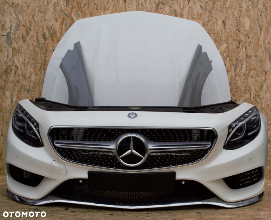 MERCEDES S COUPE W217 PRZÓD ZDERZAK BŁOTNIKI LAMPY