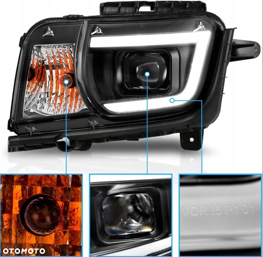 Reflektor Lampa Day line light LED Tube Neon Tuning Chevrolet Camaro V 5 09 - 8