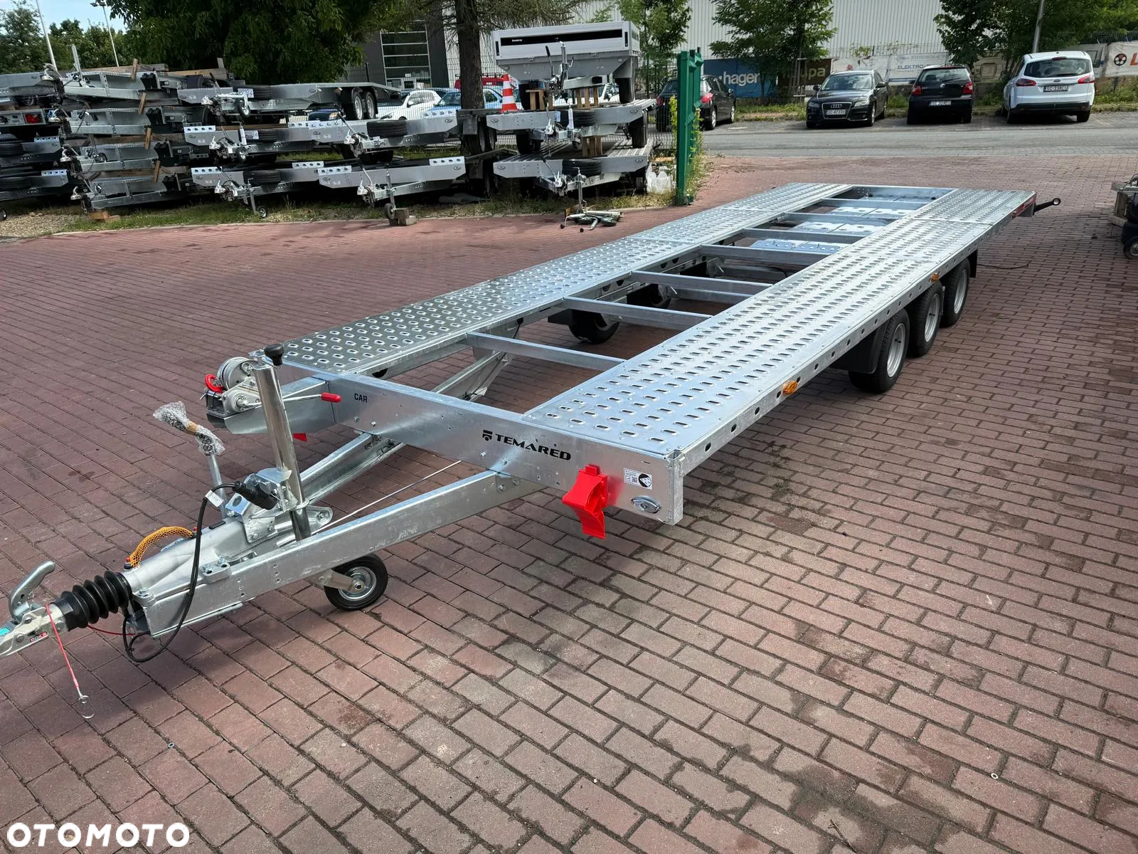 TEMARED Przyczepa CAR DECK 6021/3 3,5T 600x210cm 3 osie DMC 3500kg OKAZJA WYPRZEDAŻ! - 7