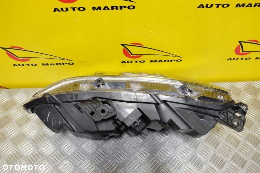 HONDA CIVIC X 2016- REFLEKTOR LAMPA FULL LED CIEMNA PRAWA USA - 6