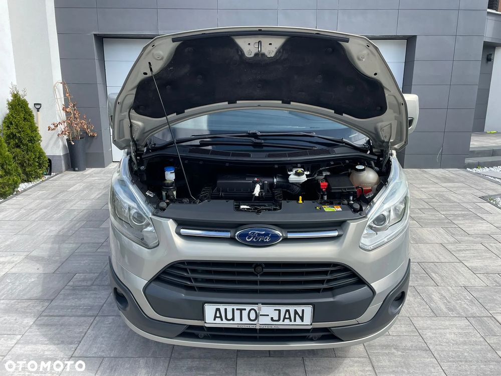 Ford TRANSIT CUSTOM Klima Navi Kamera Grzane Fotele 2xDrzwi Boczne Skóry Dubel Kabina Tempomat 2xPdc Rury - 10