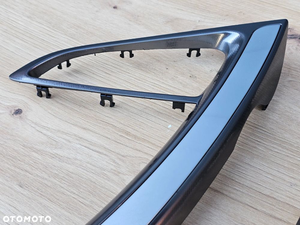 DEKORY DRZWI LISTWY RĄCZKI LEWY PRAWY PRZÓD OPEL ASTRA J SREBRO CARBON - 3