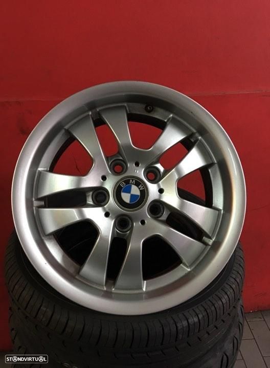Jantes 16 Originais bmw Serie 3 7x16 ET 34 com pneus - 1