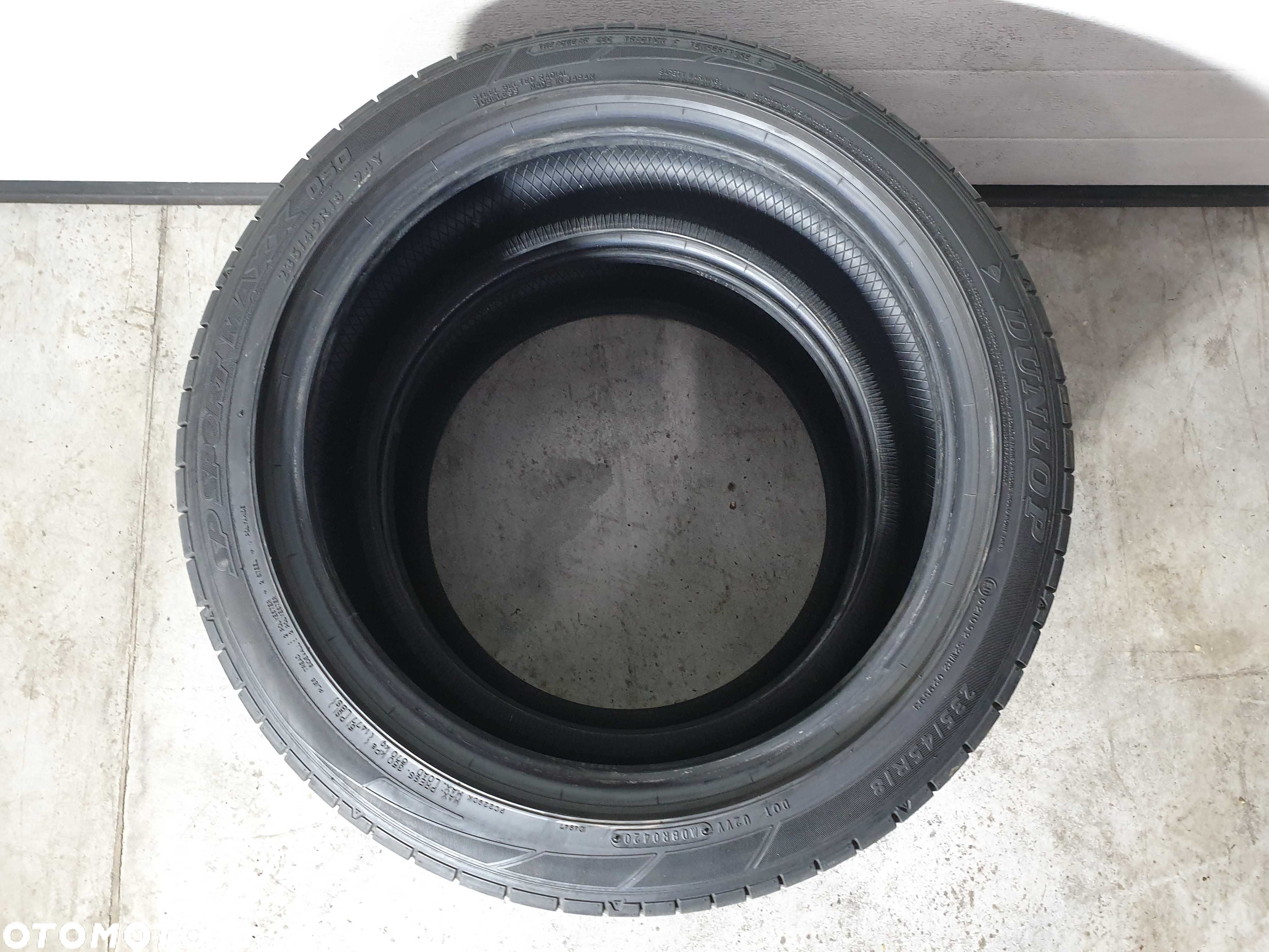 2szt. 235/45/18 94Y Dunlop SP Sport Maxx GT 6mm 2020r [ 10063x ] - 2