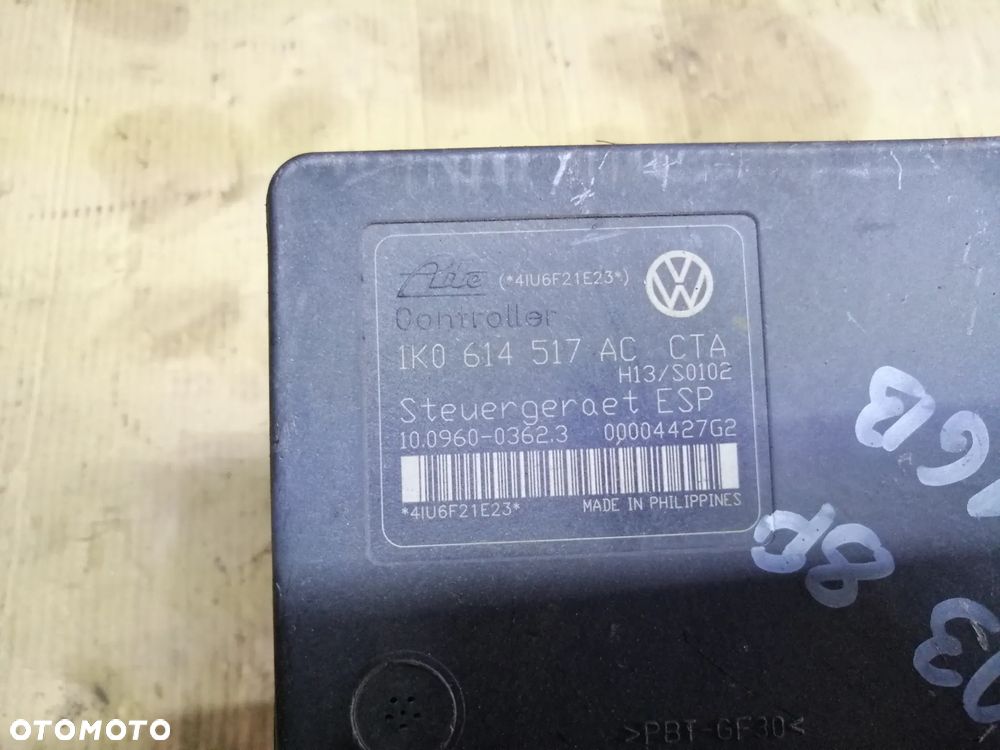 Audi A3 8P pompa hamulcowa abs plus wtyczka z wiązką 1K0614517AC - 8