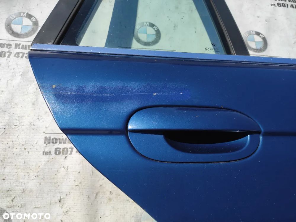 BMW E39 Kombi drzwi tylne tył prawe Topasblau metallic - 4