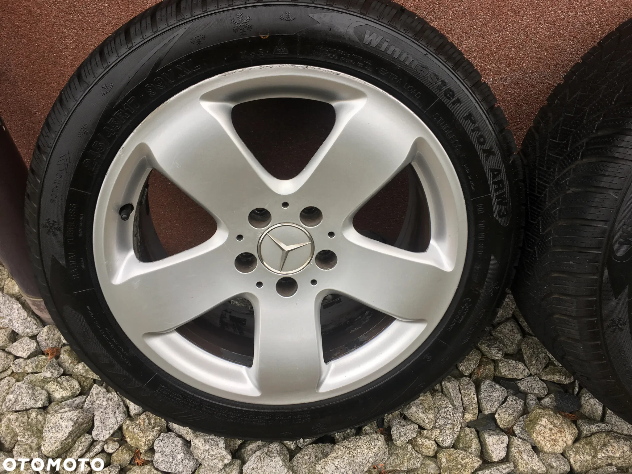 Mercedes E Klasa W211 Koła Felgi Aluminiowe Z  Oponami 245/45r17 - 3