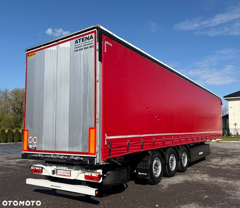 Wielton Firana Standard, Dach podnoszony, Oś podnoszona - 5