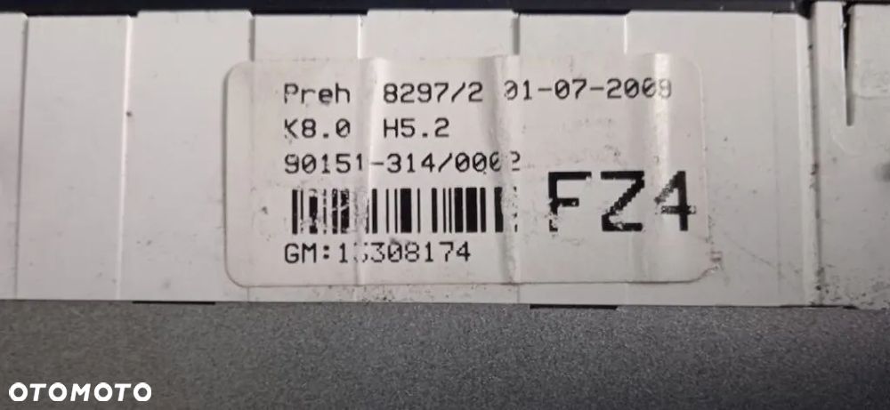 Panel Sterownia Klimatyzacji Nawiewu Opel Astra III H - 11