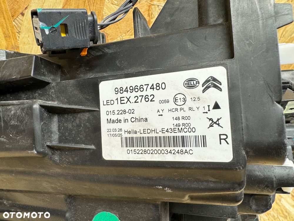 Przednia prawa lampa citroen c5 x - 5