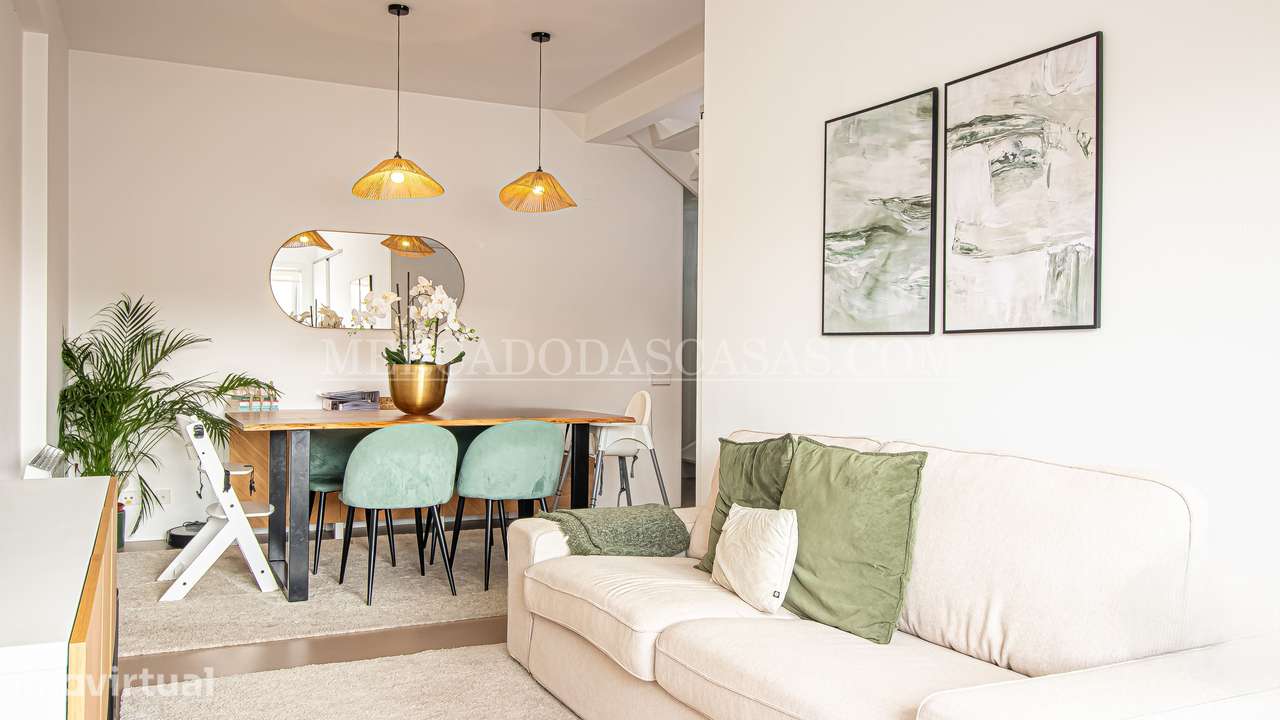 Apartamento T3+1 Terraço a Poente, Garagem. Centro Espinho - Grande imagem: 2/26