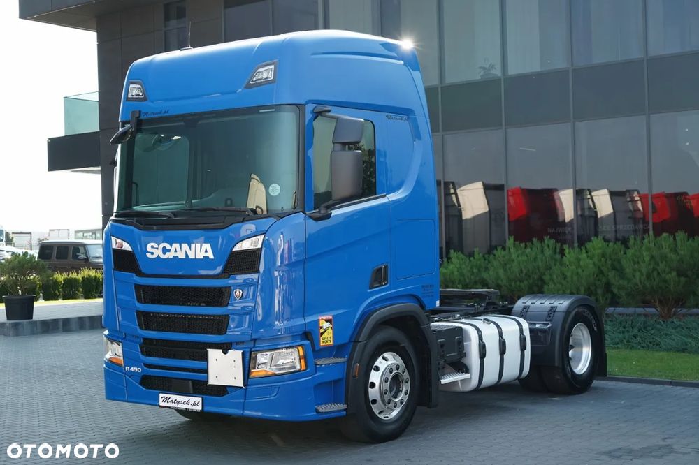 Scania R 450  / HYDRAULIKA / PEŁNY ADR / RETARDER / KLIMATYZACJA POSTOJOWA / ALUFELGI  / 2022 ROK / PO KONTRAKCIE SERWISOWYM
